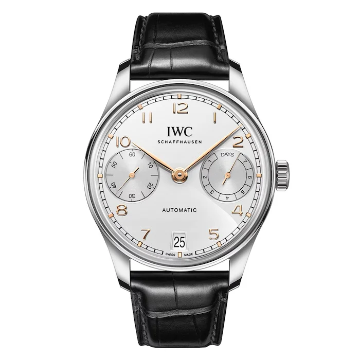 IWC Automatic 42mm Men’s Watch with Silver Material Dial, Stainless Steel Case, 50m Water Resistant / IW501701