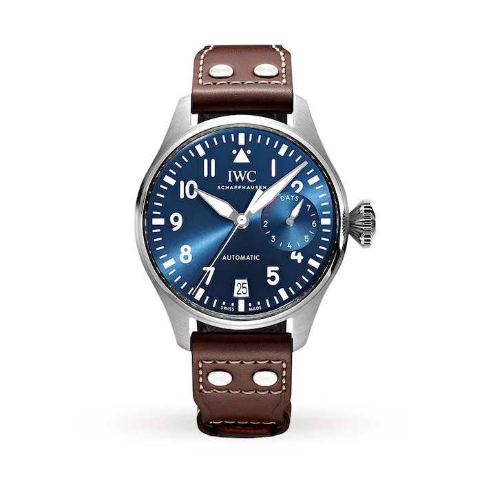 IWC Automatic 46mm Men’s Watch with Blue Material Dial, Stainless Steel Case, 60m Water Resistant / IW501002