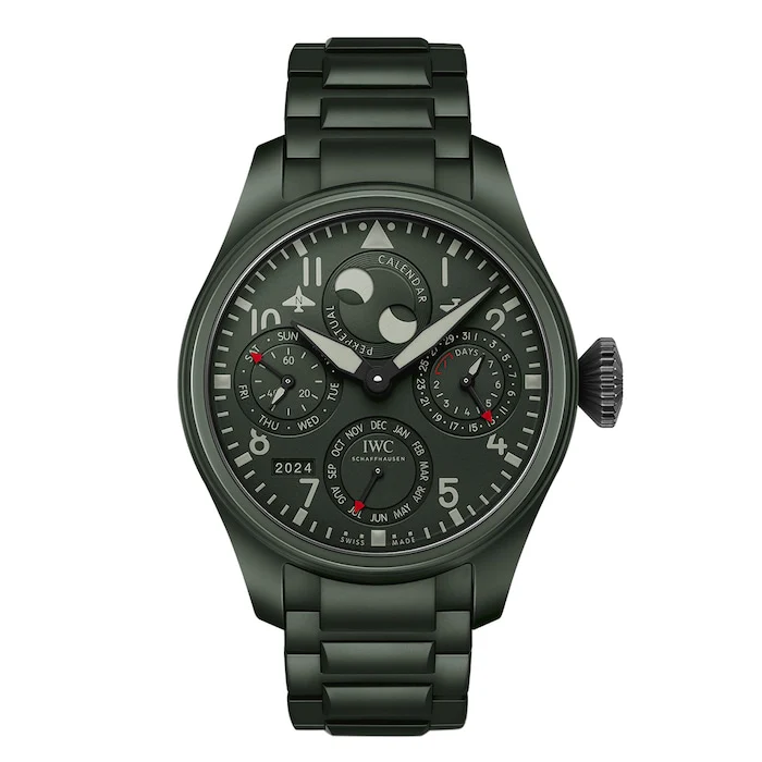 IWC Automatic Men’s Watch with Green Material Dial, Ceramic Case, 100m Water Resistant / IW503101
