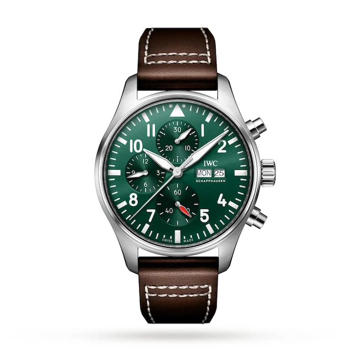 IWC Pilot's Chronograph 43mm Mens Watch Luxury Watch Swiss Made Highâ Precision Movement Sapphire Crystal Stainless Steel Case Water Resistant IW378005