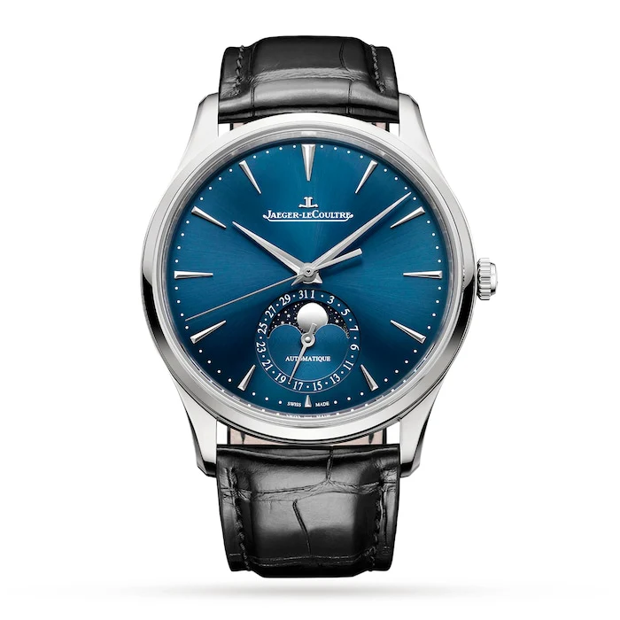 Jaeger-LeCoultre Elegance Automatic 39mm Men’s Watch with Blue Material Dial, Stainless Steel Case, 50m Water Resistant / Q1368480