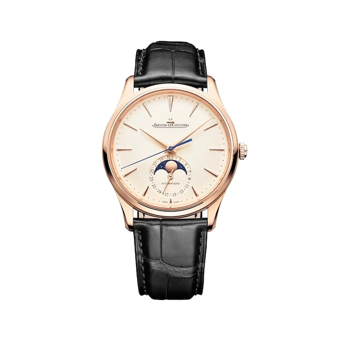 Jaeger-LeCoultre Heritage Automatic 39mm Men’s Watch with Beige Material Dial, Gold Case, 50m Water Resistant / Q1362511