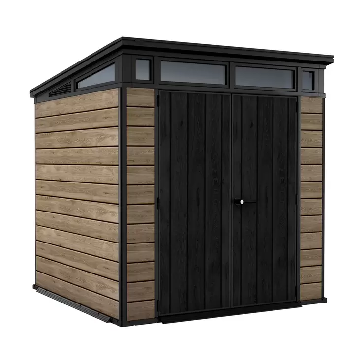 Keter Ashwood Signature 7ft 1" x 7ft 1" (2.16 x 2.16m) Storage Shed - Image 5