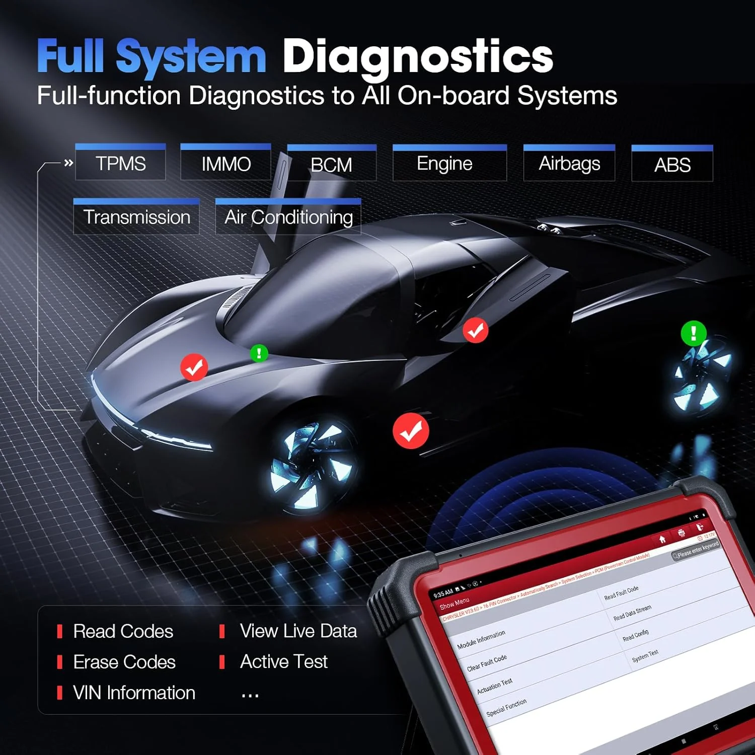 LAUNCH X431 PRO5 Scan Tool, J2534 Reprogramming Tool, ECU Online Coding, Topology Mapping, Upgraded of X431 V+, Bi-Directional Diagnostic Scanner, with SmartBox 3.0 CANFD & DOIP, 2 Years Update - Image 6