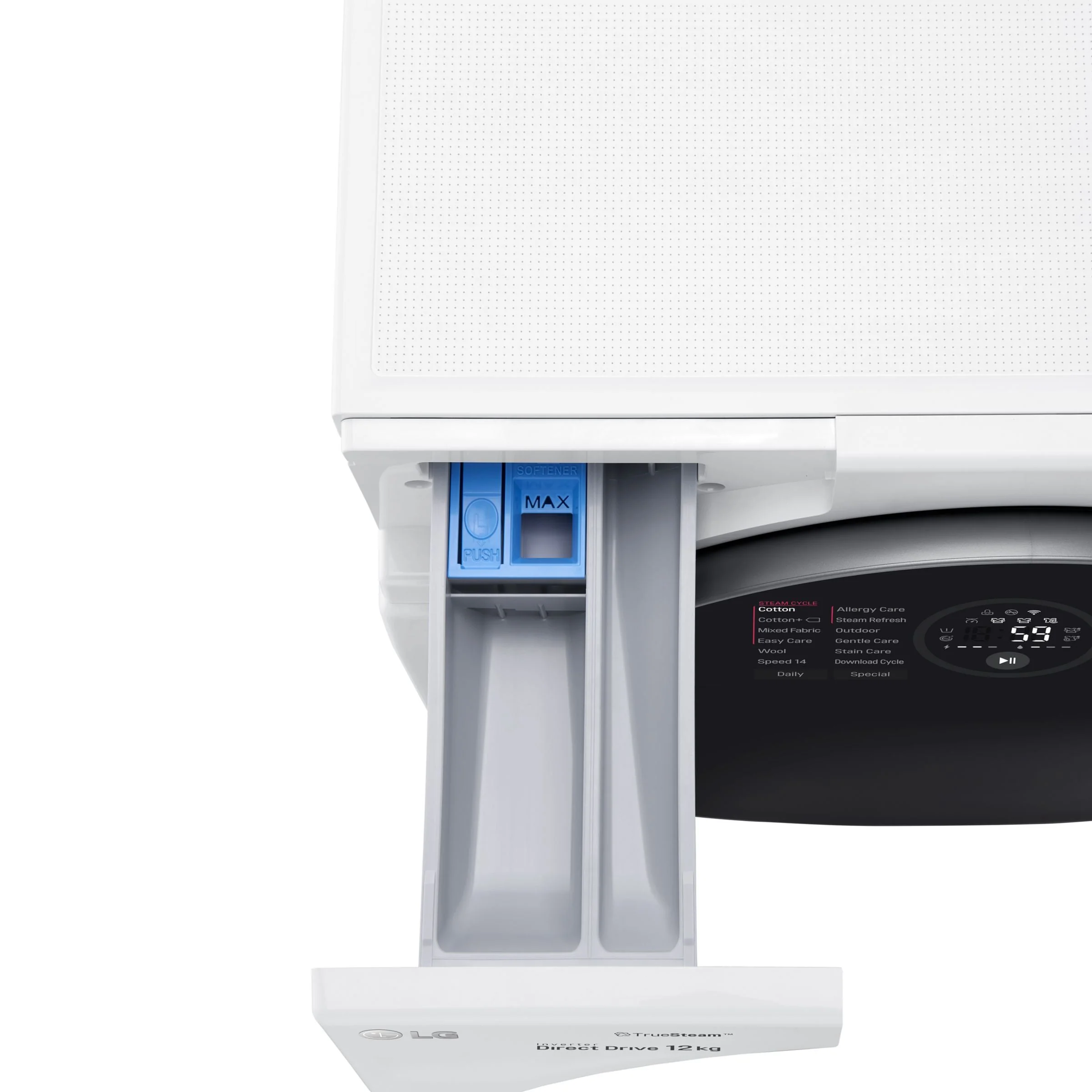 LG FH4G1BCS2 Freestanding Washing Machine, 12kg Load, 1400rpm Spin, White - Image 8