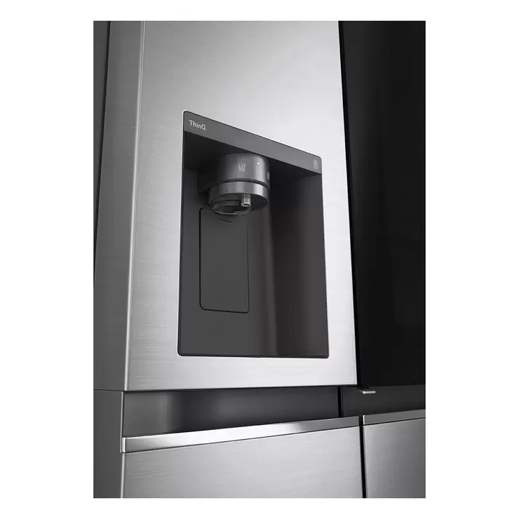 LG Instaview⢠Door-In-Door⢠GSXV80PZLE, Side by Side Fridge Freezer, E Rated in Shiny Steel - Image 5