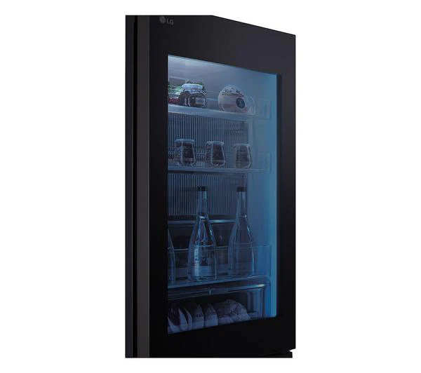 LG InstaView GBG5160CEV 60/40 Fridge Freezer – Smart Wi-Fi Connected, Essence Black Steel, - Image 5