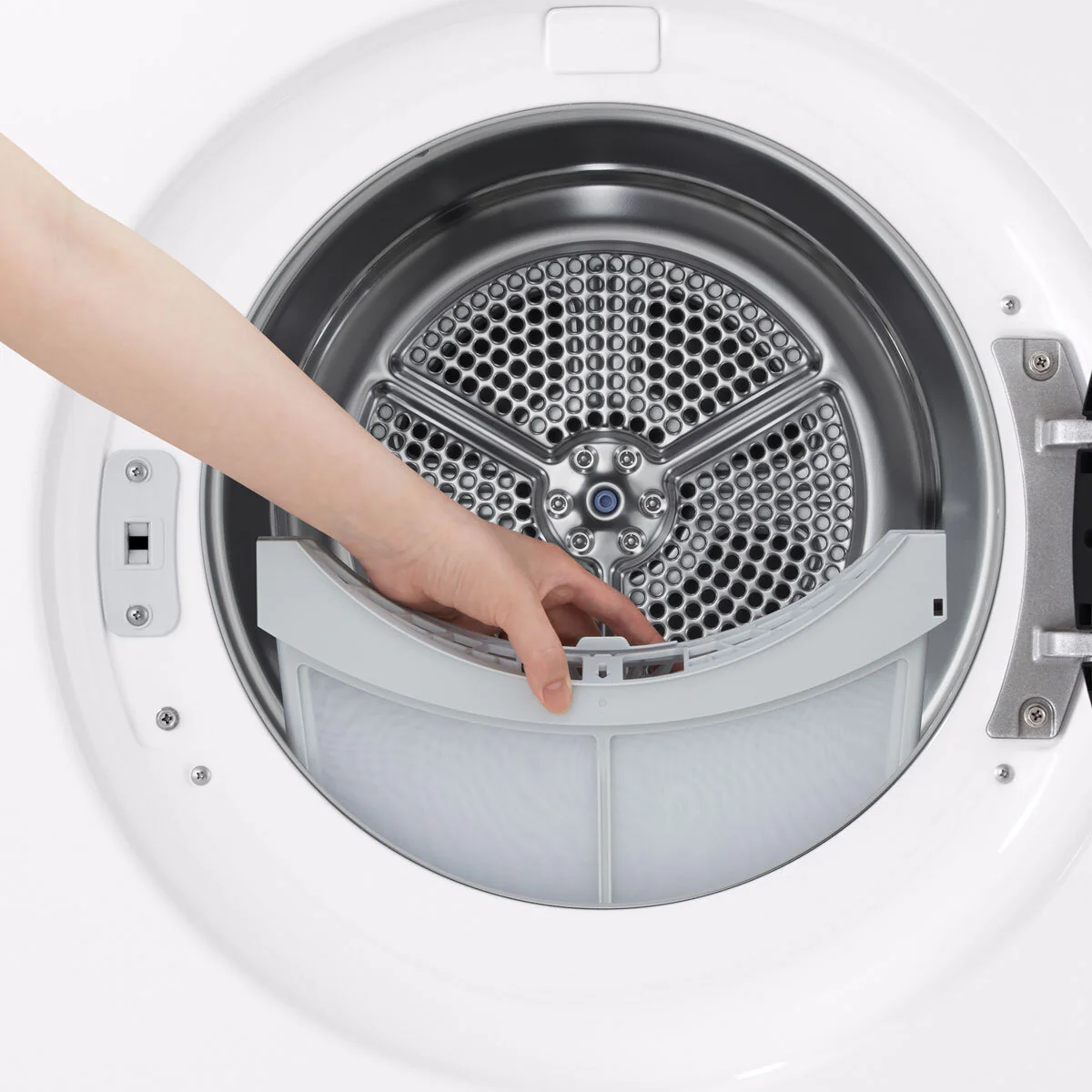LG RHX7010TWB, 10kg Heat Pump Tumble Dryer, A+++ Rated in White - Image 3