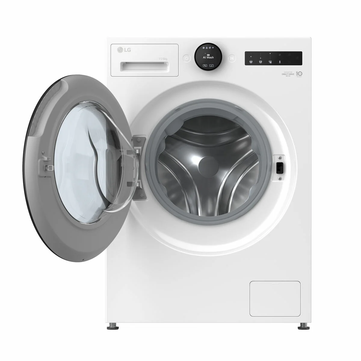 LG W4X7016TWB, 11kg/6kg Washer Dryer, E Rated in White - Image 2
