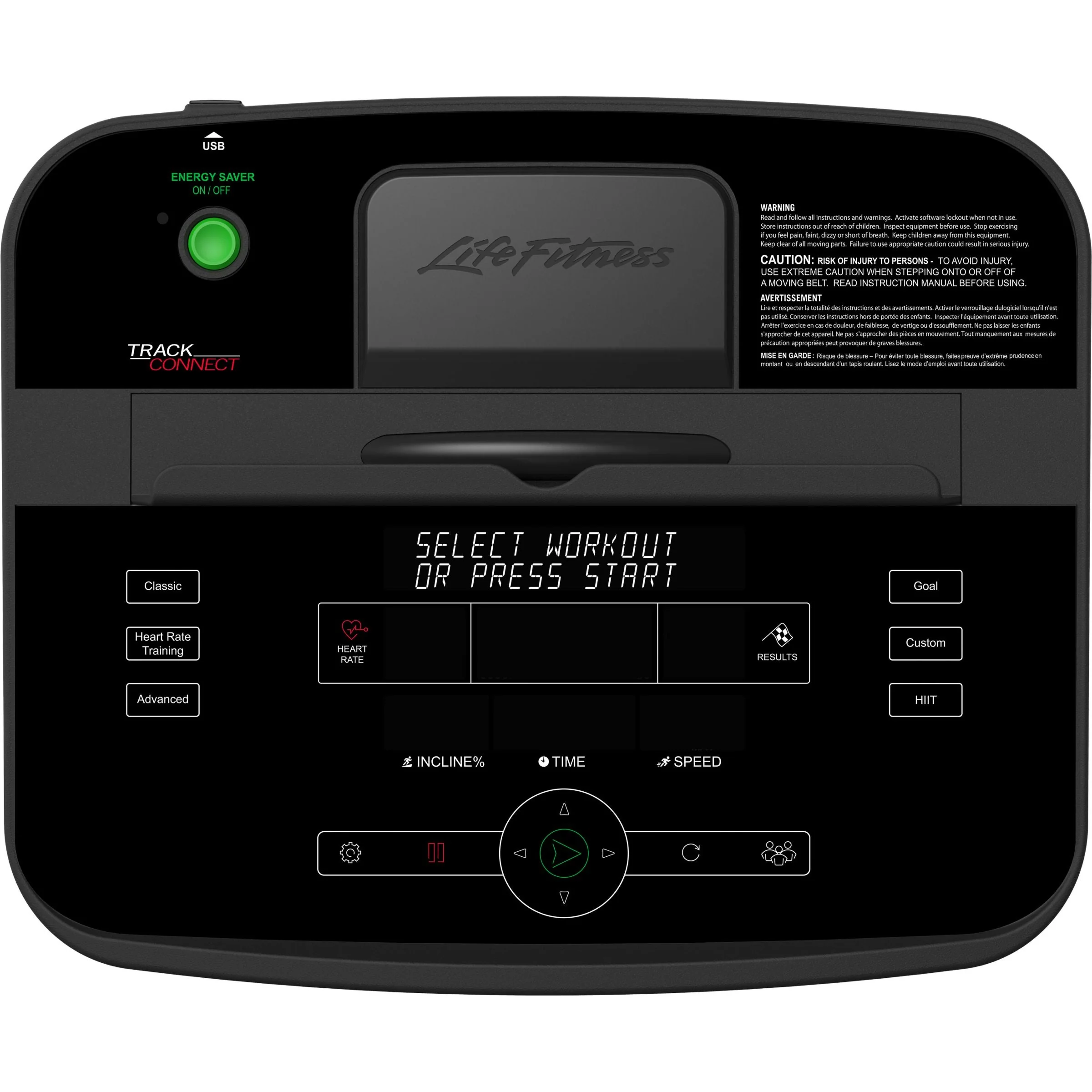 Life Fitness T5 Treadmill, Track Connect Console, Silver - Image 2