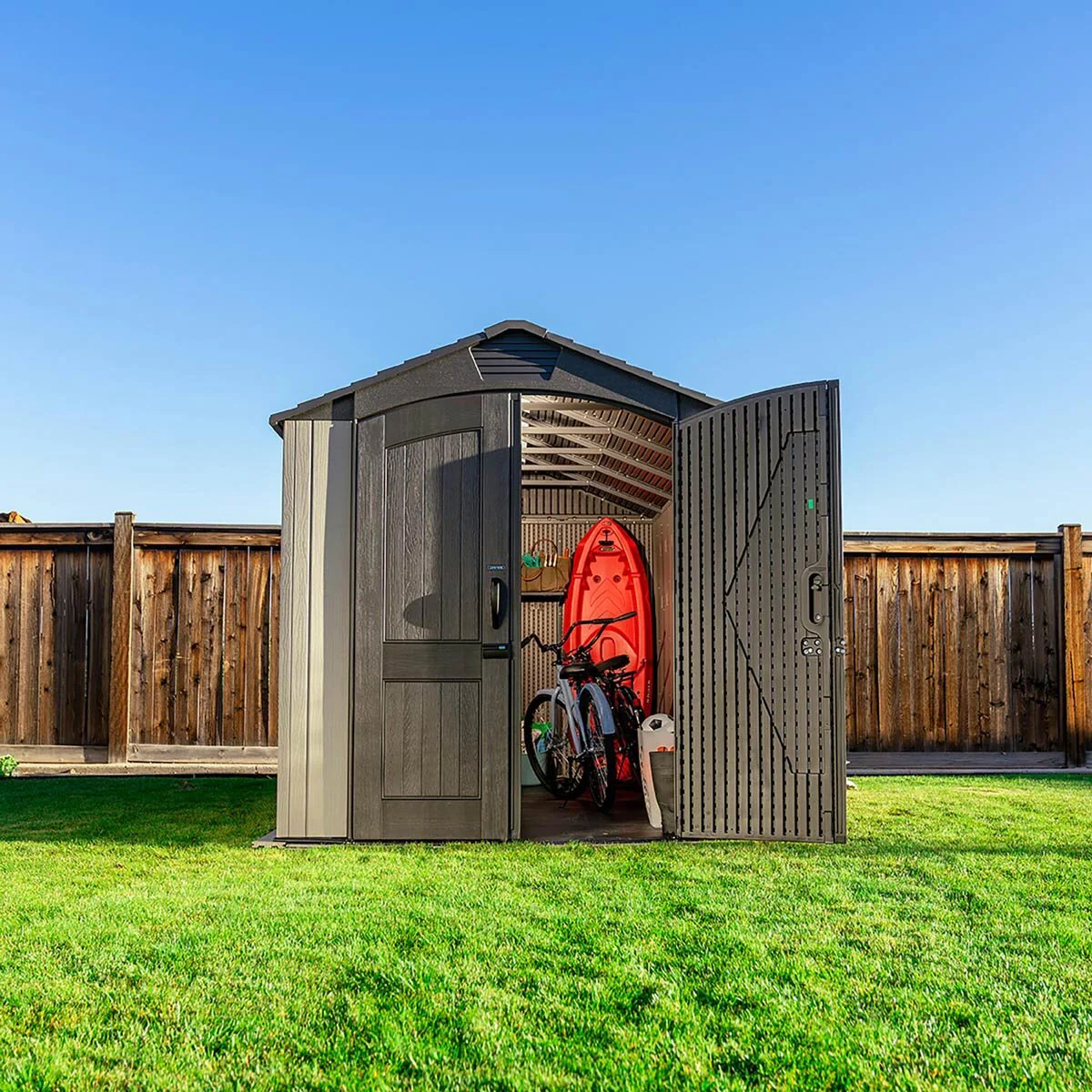 Lifetime 7ft 1" x 14ft (2.16 x 4.27m) Storage Shed - Model 60475 - Image 4