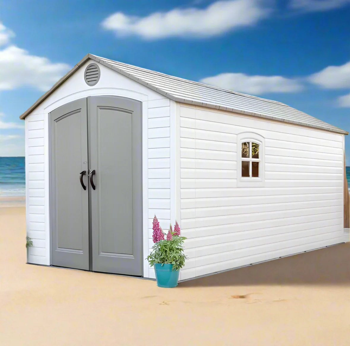 Life-times 8ft x 15ft (2.4 x 4.5m) Storage Shed - Model 60075 - Image 13