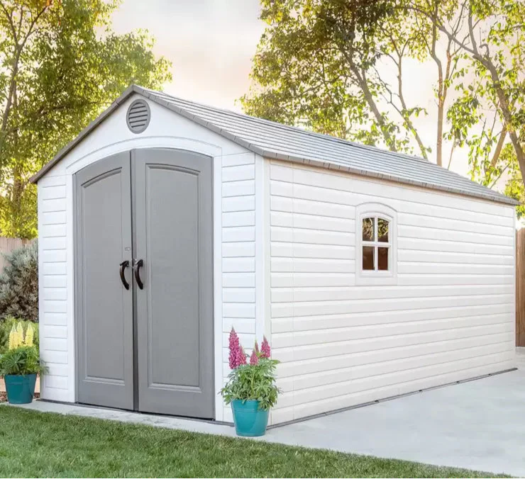 Life-times 8ft x 15ft (2.4 x 4.5m) Storage Shed - Model 60075 - Image 8