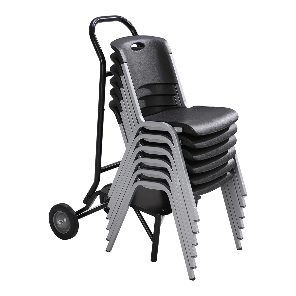 Lifetime Stacking Chair, 14 Pack & Chair Trolley - Image 8
