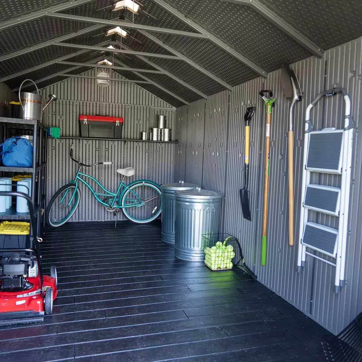 Lifetime Storage Shed 8ft x 17ft 5" (2.4 x 5.3m) Rough Cut Outdoor Storage Shed - Model 60352 - Image 4