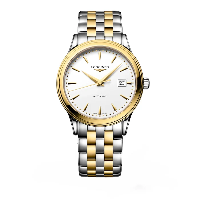 Longines Automatic 40mm Men’s Watch with White Material Dial, Stainless Steel Case & Bracelet, 30m Water Resistant / L49843207
