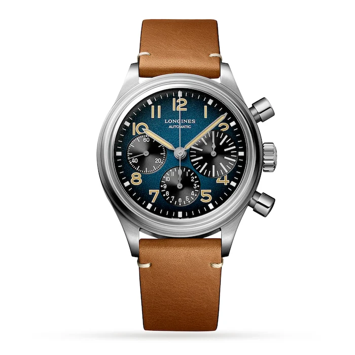 Longines Automatic 41mm Men’s Watch with Blue Material Dial, Titanium Case / L28161932