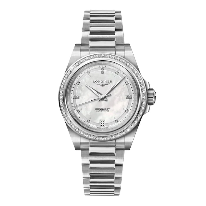 Longines Conquest 2023 Automatic 34mm Ladies Watch Luxury Watch Swiss Made Automatic Movement L34300876