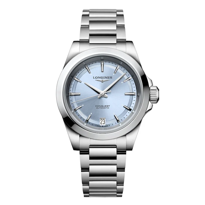 Longines Conquest 34mm Ladies Watch Blue Luxury Watch Swiss Made High Precision Movement L34304926