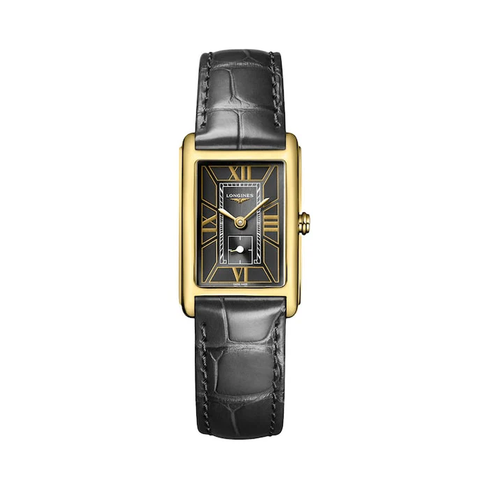 Longines DolceVita 20.5mm X 32mm Ladies Watch Grey Luxury Watch Swiss Made High Precision Movement L52556752