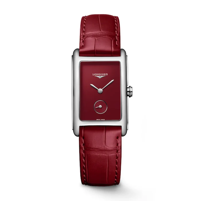 Longines DolceVita 37mm Ladies Watch Red Luxury Watch Swiss Made High Precision Movement  L55124912