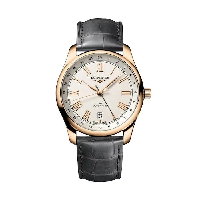 Longines Elegance Automatic 40mm Men’s Watch with Silver Material Dial, Gold Case, 30m Water Resistant / L28448712