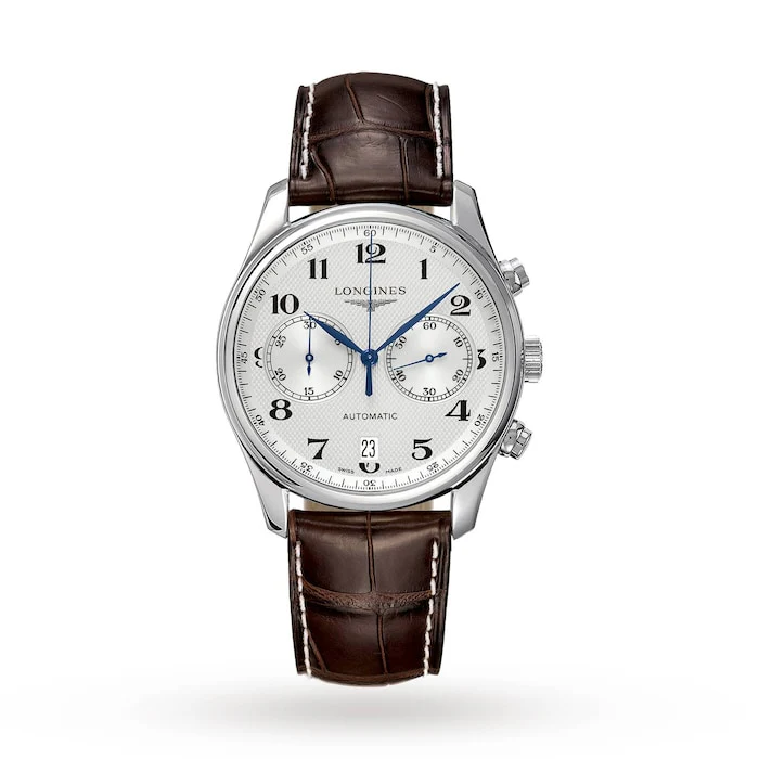 Longines Elegance Automatic 40mm Men’s Watch with Silver Material Dial, Stainless Steel Case, 30m Water Resistant / L26294783
