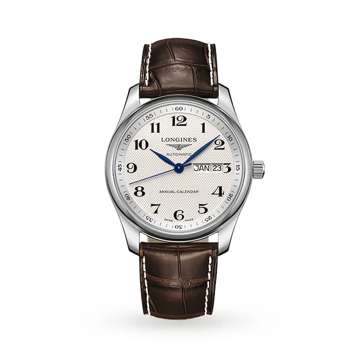 Longines Elegance Automatic 40mm Men’s Watch with Silver Material Dial, Stainless Steel Case, 30m Water Resistant / L29104783