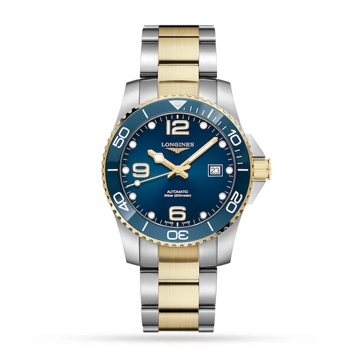 Longines Heritage Automatic 41mm Men’s Watch with Blue Material Dial, Stainless Steel Case, 300m Water Resistant / L37813967
