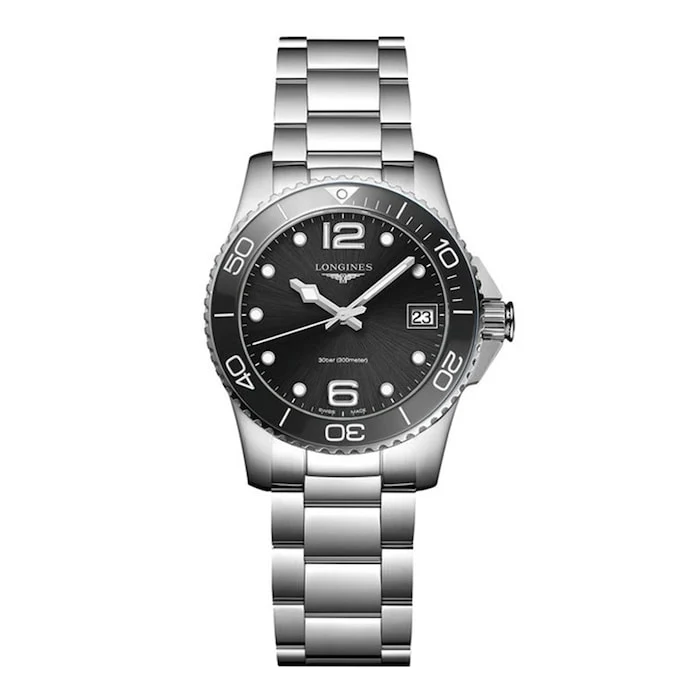 Longines Hydroconquest 32mm Ladies Watch Black Luxury Watch Swiss Made High Precision Movement L33704566