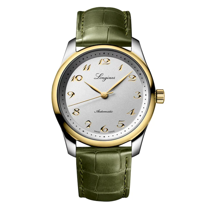 Longines Master Collection Stainless Steel and 18ct Yellow Gold 40mm Mens Luxury Watch Silver L27935722