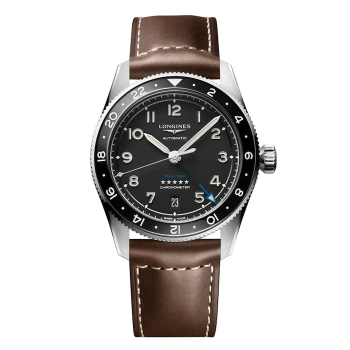 Longines Spirit Avigation 39mm Mens Luxury Watch Black L38024532