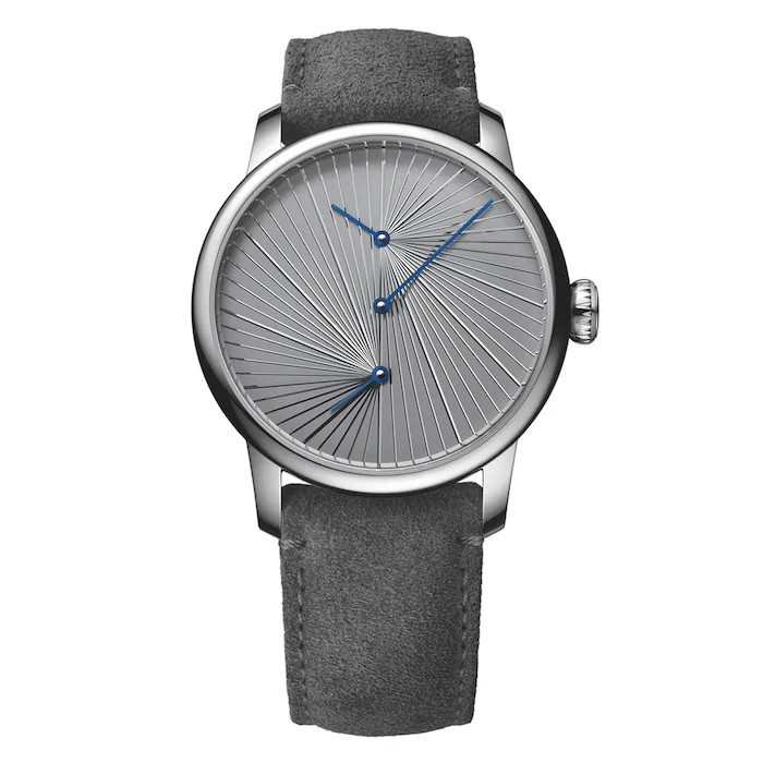 Louis Erard Le Régulateur x Atelier Oï Limited Edition 42mm Unisex Watch Grey Luxury Watch Swiss Made Highâ Precision Movement Sapphire Crystal 85237AA53.BVA33