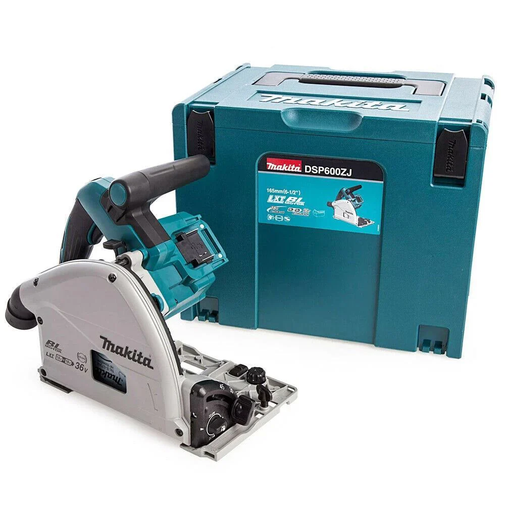 Makita DSP600ZJ 36V LXT Brushless 165mm Plunge Saw Body With Makpac Case Item Condition Seller Refurbished
