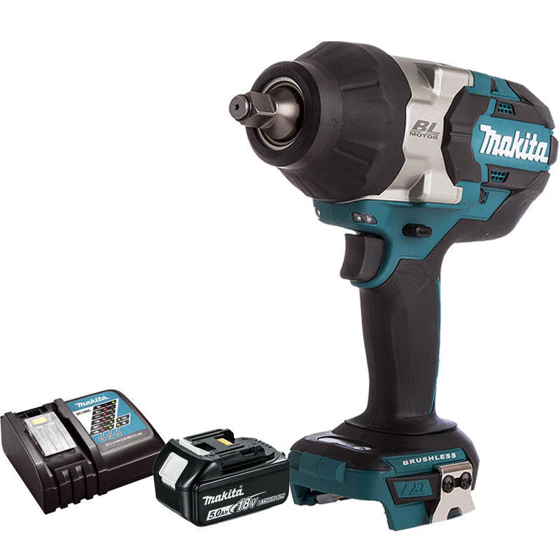 Makita DTW1002Z 18V Brushless 1/2" Wrench With 1 x 5.0Ah Battery & Charger