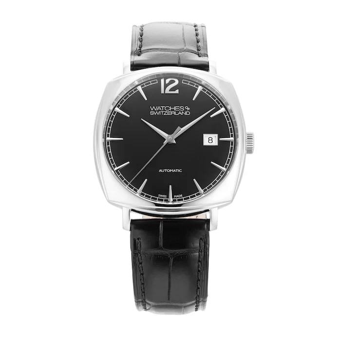Mappin & Webb Automatic Men’s Watch with Black Material Dial, Stainless Steel Case, 50m Water Resistant / 01 030 1050 4156