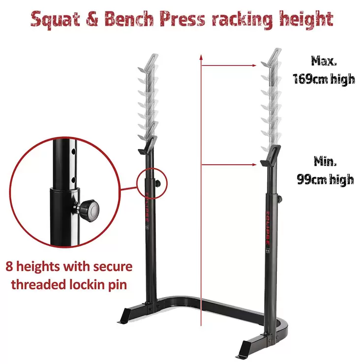 Marcy BE3000 Eclipse Weight Bench & Squat Rack - Image 8