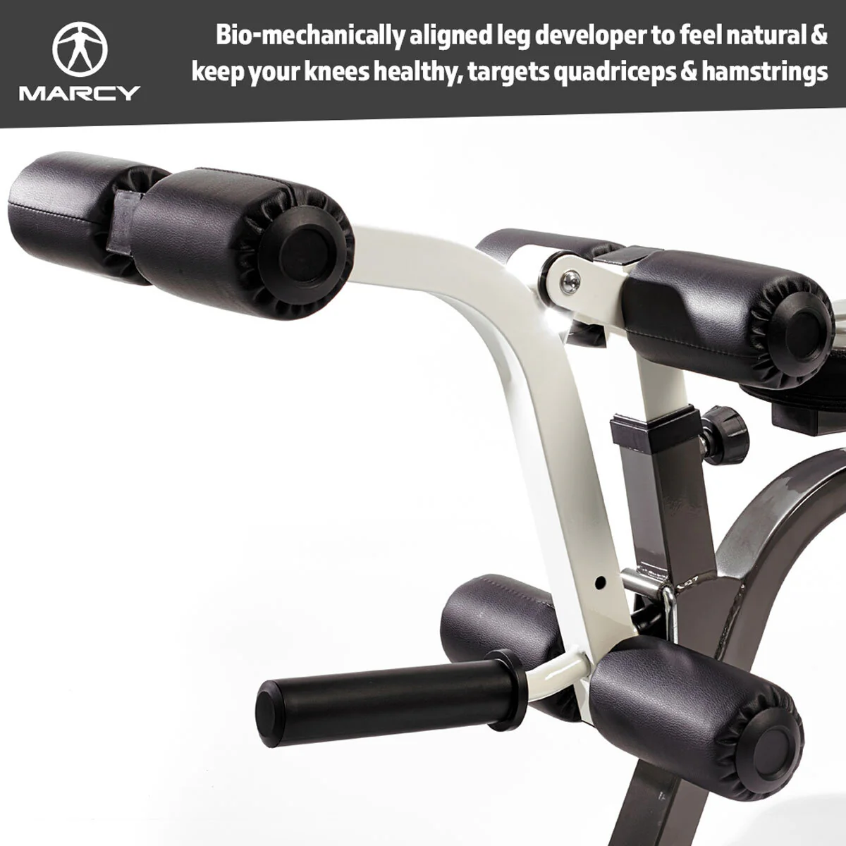 Marcy MWB-70205 Folding Olympic Barbell Bench with Rear Squat Rack - Image 5