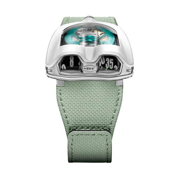 MB&F Automatic 19mm Men’s Watch with Black Material Dial, Titanium Case / 82.TL.W