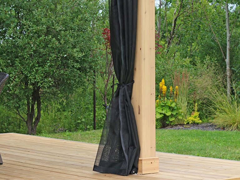 Yardistry Meridian Gazebo 12ft x 16ft (3.66m x 4.88m) with Mesh Kit - Image 6