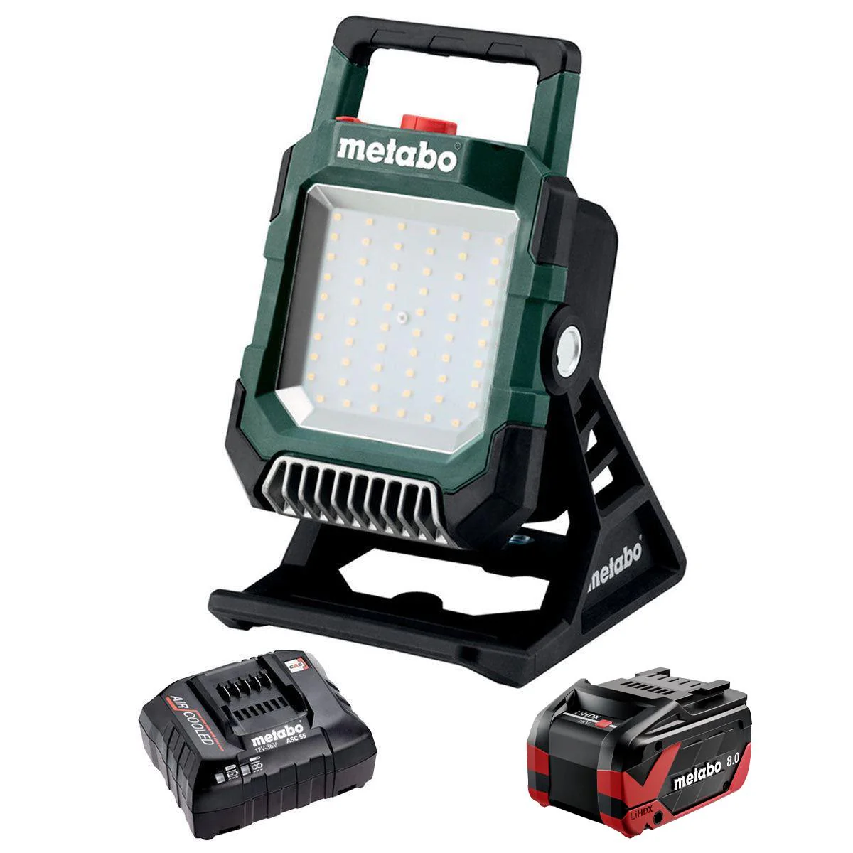 Metabo BSA 18 LED 4000 18V Site Light with 1 x 8.0Ah Battery & Charger