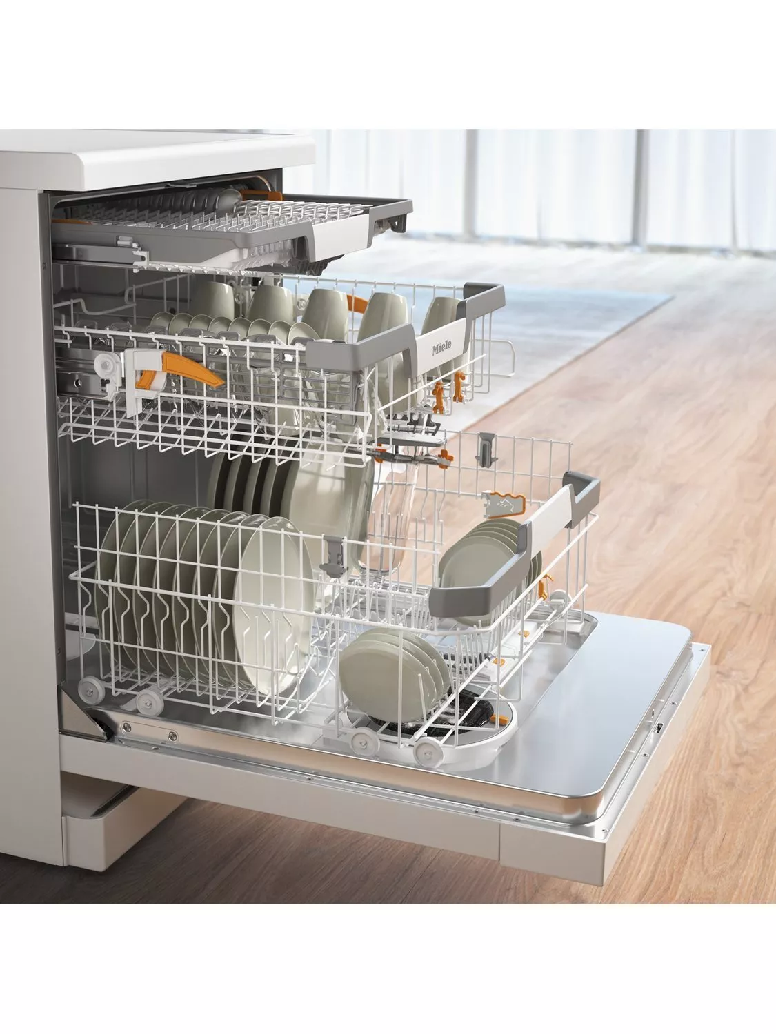 Miele G7040 SC Freestanding Dishwasher, Cleansteel - Image 5