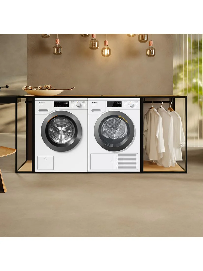 Miele WED025 WCS Freestanding Washing Machine, 8kg Load, 1400rpm Spin, White - Image 10