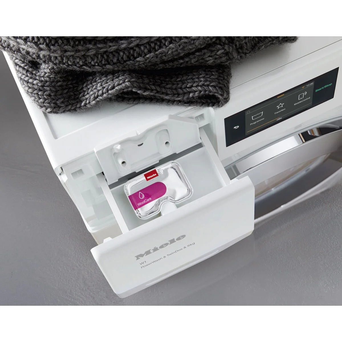Miele WER865WPS 9kg, 1600rpm, TwinDos and QuickPowerWash Washing Machine, A Rated in White - Image 3