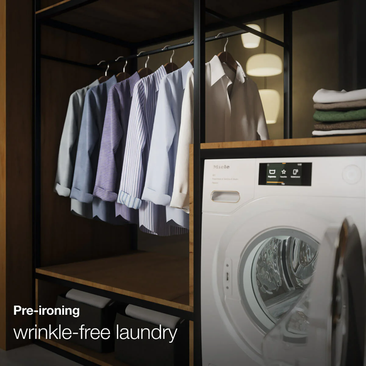 Miele WWB380 WCS 125, 8kg Washing Machine, A Rated in White - Image 8