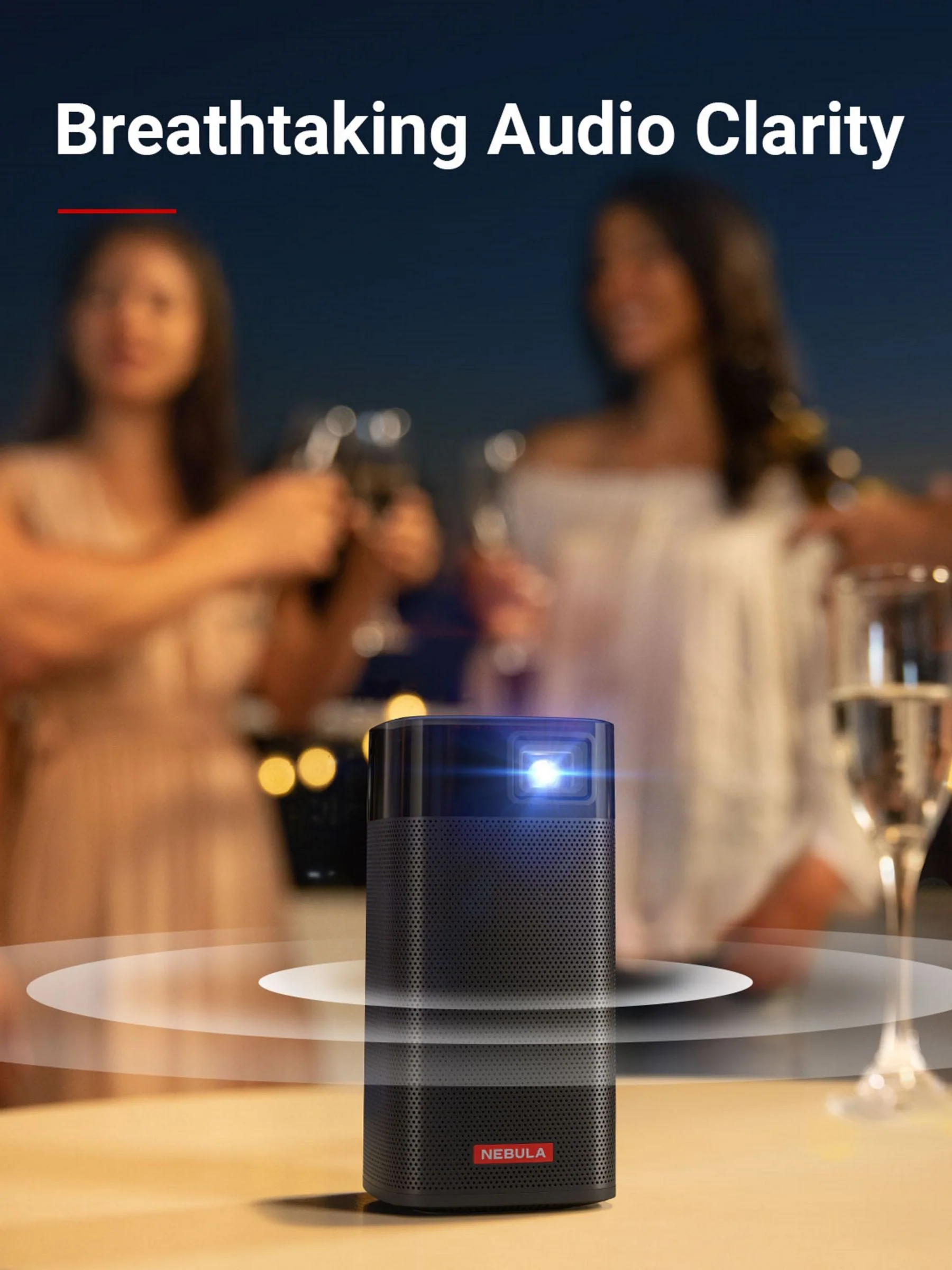 Nebula Apollo Smart Portable Projector, 200 Lumens - Image 7