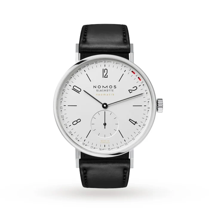 NOMOS Glashutte Automatic Men’s Watch with White Material Dial, Stainless Steel Case, 30m Water Resistant / 180