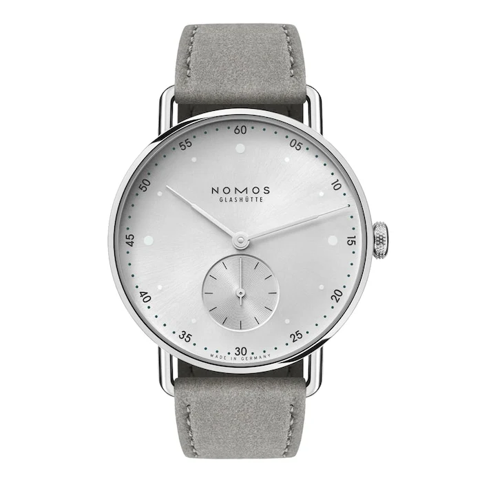 NOMOS Glashutte Metro 33 All Silver Ladies Watch Luxury Watch Swiss Made High Precision Movement 1122.SB