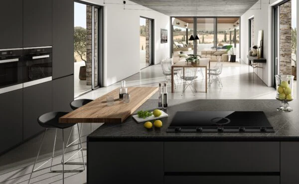 NT-UNP-EVO-BL Elica NT-UNP-EVO-BL Unplugged EVO 90cm Vented Induction Hob in Black Glass - Image 4
