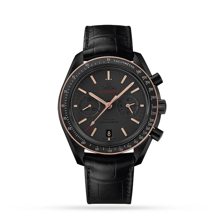 Omega Automatic 25mm Men’s Watch with Black Material Dial, Ceramic Case, 50m Water Resistant / O31163445106001